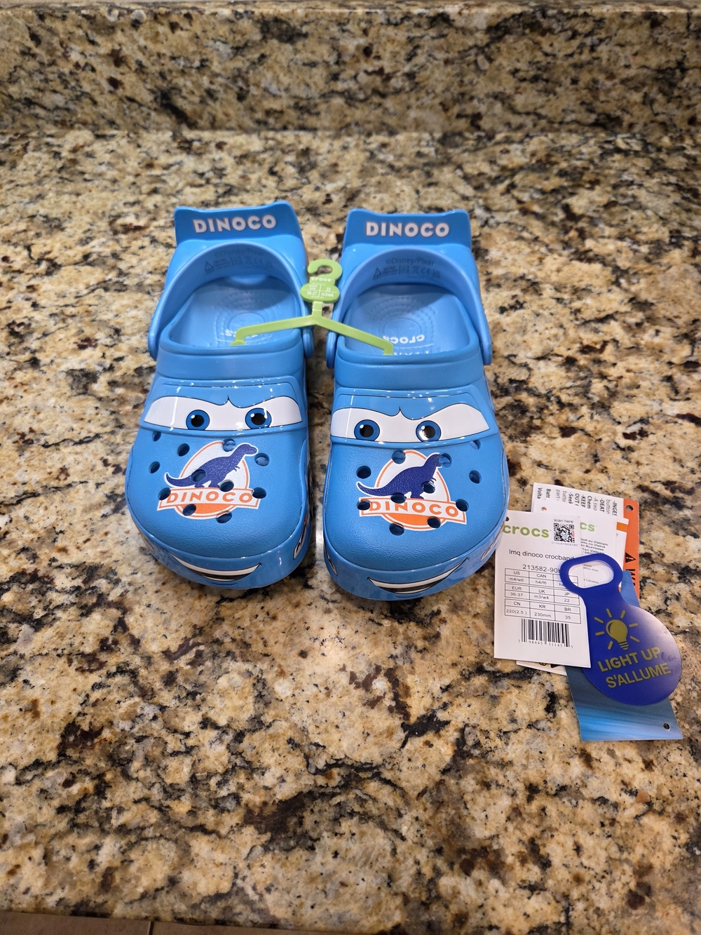 Disney Pixar Cars Dinoco Lightning McQueen Crocs